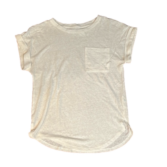 a new day Tops - size extra small a new day white short sleeve tee with pocket